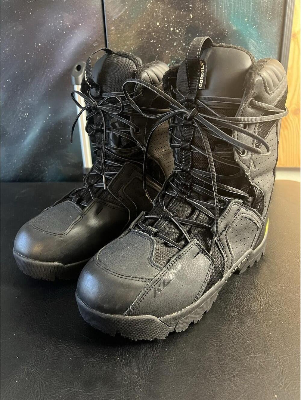 Klim Arctic GTX Black Winter Boots Men’s Size 8 Gore-tex Thinsulate 3093